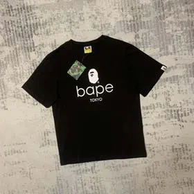 Versatile men and women BAPE camouflage ape loose trendy printed short-sleeved T-shirt（13 styles)-1842  