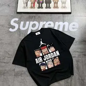 Supreme  Jordan Fashion basketball uniform Sakuragi Hanamichi Mitsui Shou couple style pure cotton comfortable T-shirt（8 styles)-1889  