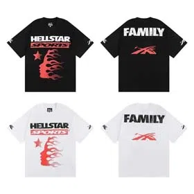 Hellstar Summer new European and American men and women loose pullover short-sleeved T-shirt（33 styles)-1983  