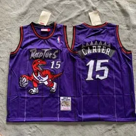 NBA Tracy McGrady retro Tyrannosaurus purple jersey men's and women's casual jersey Basketball Jersey（2 CP)-2027  