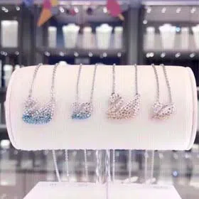 Fashion New Swarovski Blue Swan Sterling Silver Pendant（20 styles)-2047  