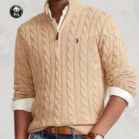Rah Lauren Paul Morgan Men's Cable Zip Sweater（6 styles)-2127  