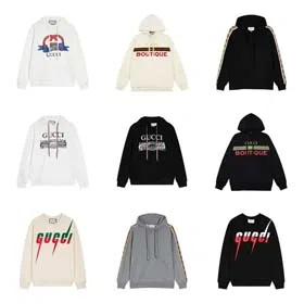 GUCCI New Lightning Letter Printed Casual Sweatshirt-2173  