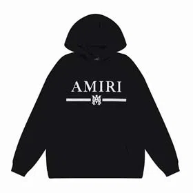 AMIRI Simple large logo print hooded bottoming shirt Hoodie（17 styles)-2198  