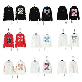 off white Gradient Starry Sky Ink Splash Couple Sweatshirt-2226  