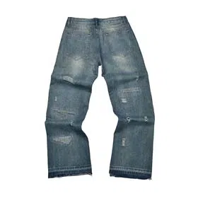 Gallery Dept Vintage washed distressed loose straight jeans (6 styles)-2455  