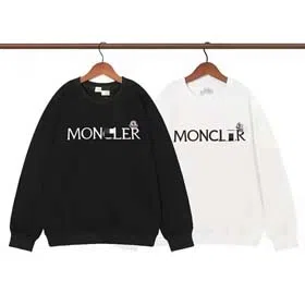 Moncler round neck fashionable plus velvet thickened Chinese cotton long sleeve sweatshirt-2545  