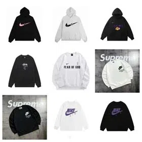 Nike Fear Of God Supreme Cotton Long Sleeve Crewneck Hoodie-2653  