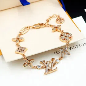 Louis Vuitton LV old flower full diamond bracelet-3819  