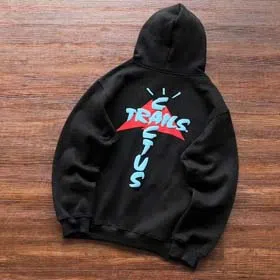Travis Scott Cotton loose sports all-match hooded sweatshirt (17 styles)-2552  