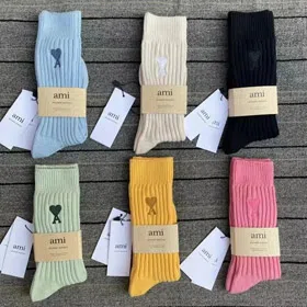 AMIPARIS Heart Letters Long Sleeve High Socks-2723  