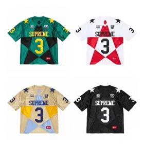 Supreme Soccer Football short sleeves T-shirt-2842  