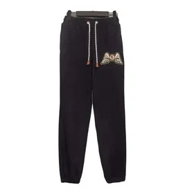 MONCLER GENIUS PALM ANGELS Fleece-knit sweatpants with wings patches (22 styles)-2900  