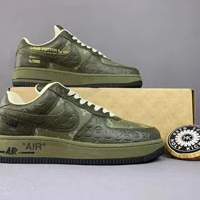 Nike Air Force 1 Low LOUIS VUITTON Leather Lace-Up Low-Top Sneakers (21 styles)-2917  