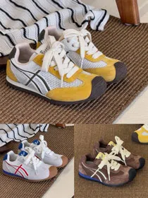 Asics joint single network same side sticker children's shoes-4216  