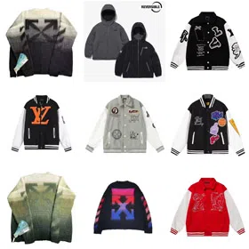 OFF-WHITE Louis Vuitton LV comfortable simple jacket-4378  