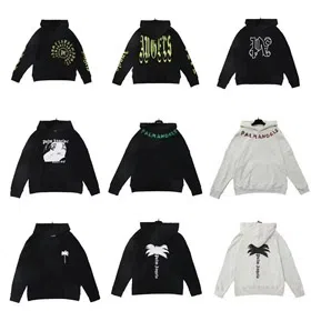 Palm Angel Letter Print Hoodie-4416  