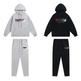 Trapstar embroidered hooded sweatshirt suit-4421  