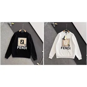 Fendi hooded long-sleeved sweatshirt-4439  