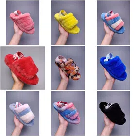 UGG FLUFF YEAH Comfortable and Stylish Sandals -4530  