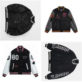 Stussy baseball jacket-4751  