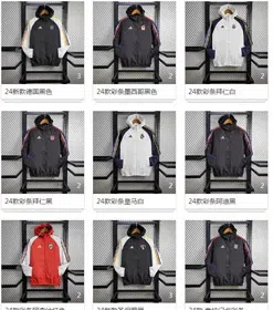 Adidas hooded soccer jacket-4753  