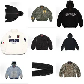  Supreme Zippered Long-Sleeve Jacket-4804  