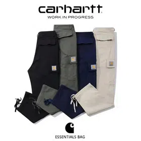 Carhartt loose-fitting multi-pocket straight leg jogger pants-4957  