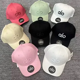 ALO Sunscreen Embroidered English Letter Baseball Cap-4974  