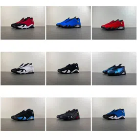 Jordan Air Jordan 14 Retro Classic Mid-Top Retro Basketball Shoes-5111  