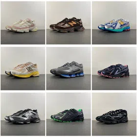 New Balance NB x atmos pink durable and lightweight casual athletic shoes-5116  