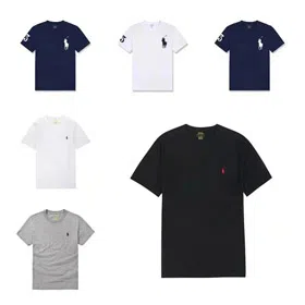 Polo Ralph Lauren bear print crew neck short-sleeved cotton t-shirt-5199  