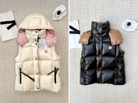 Moncler high-quality short hooded down vest-5446  
