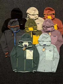 Patagonia TechFace Lightweight Stand-Collar Zip-Up Jacket-5604  