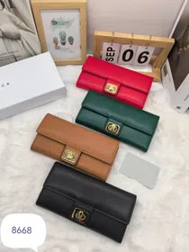 Celine new vintage-style long wallet with a sophisticated design-5802  