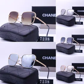 Chanel's new trendy high-end metal-framed sunglasses-6187  