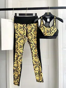 Versace New Stretch Fitness & Yoga Sportswear Set-6453  