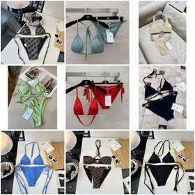 Celine Chain Print Two-Piece Swimsuit-6470  