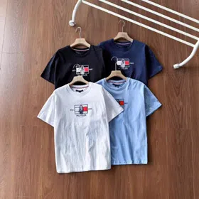 Tommy Hilfiger Classic Flag Logo Sailing T-Shirt-6593  